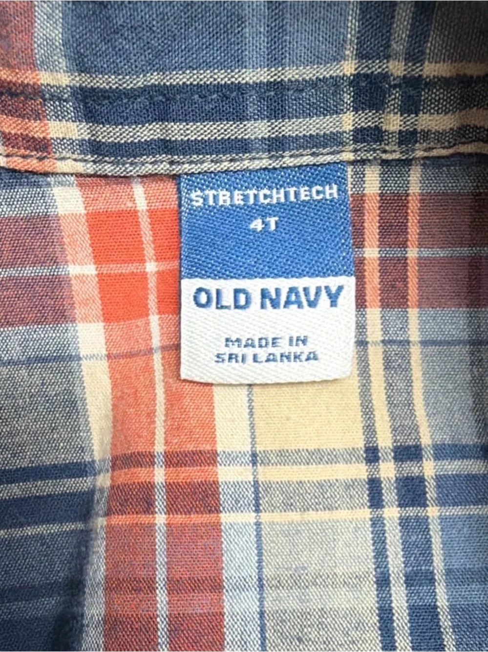 Old Navy classic plaid